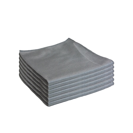 Monarch Shiny Glass Cloth 16 —16 Grey, 12PK M915160GRY